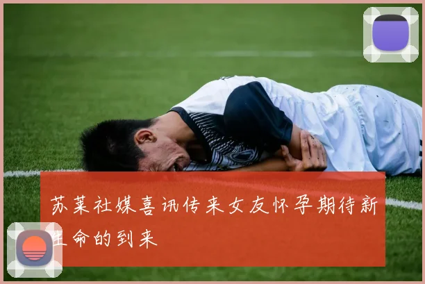 苏莱社媒喜讯传来女友怀孕期待新生命的到来